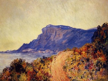 Carretera costera en Cap Martin, cerca de la playa de Menton Claude Monet Pinturas al óleo